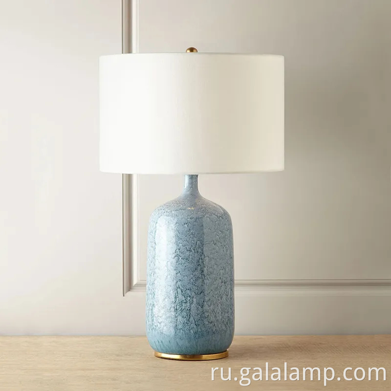 Изысканная керамическая лампа с полностью полицейскими с традиционными китайскими мотивами